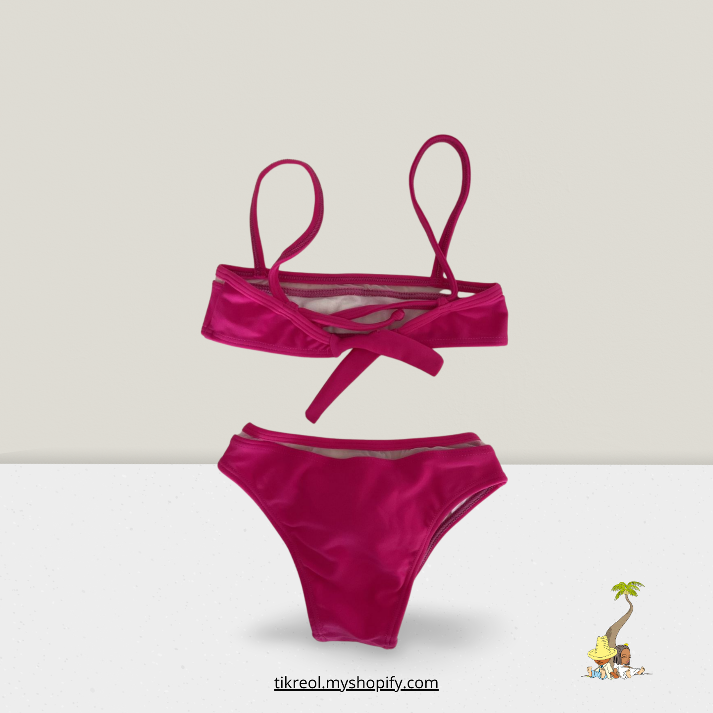 Maillot de bain 2 pièces ROSE